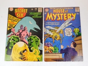 SECRET SIX/HOUSE OF MYSTERY VG 4.0 Silver Age (DC Comics) Alex Toth Art - Picture 1 of 24