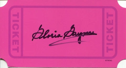 Gloria Gaynor I Will Survive Never Can Say Goodbye Disco Singer Signed Autograph Cover