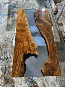 Epoxy Resin Dining Table Top – Handmade Custom Home Decor - Picture 1 of 6