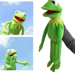 Kermit the Frog Hand Puppet Soft Plush Doll Toy Kids Best Christmas Gift - Picture 1 of 4