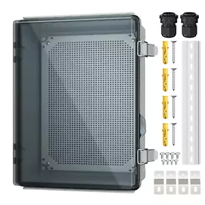 Electrical Box Weatherproof Plastic Junction Box 15.7X11.8X7.1 Outdoor Wifi Nema - Picture 1 of 12