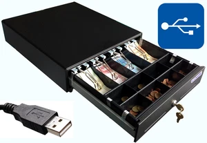 iQPOS-330 USB KASSENFACH KASSENLADE GELDLADE iQCash 330 USB GELD-KASSETE