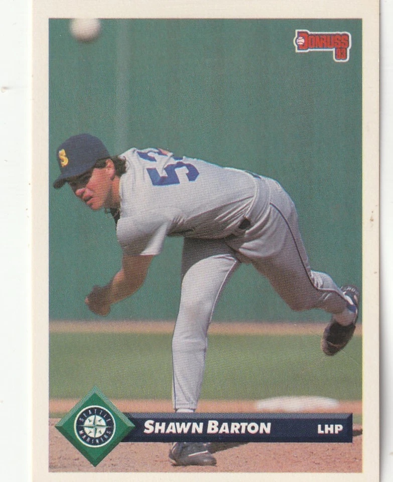 FREE SHIPPING-MINT-1993 Donruss Shawn Barton #53  MARINERS - Image 1 of 1