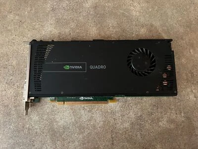 PNY NVIDIA QUADRO 4000 2GB VIDEO CARD 2X DISPLAYPORT 0731Y3 B1-4(30) - Image 1 of 4