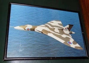 Framed Color Photograph of a Vulcan Bomber - Picture 1 of 9