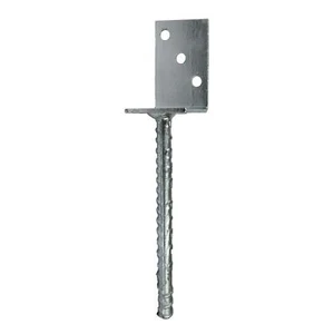L-Pfostenträger mit Steindolle 90 x 135 x 85 x 200 x 5 mm GeZu Impex - Bild 1 von 1