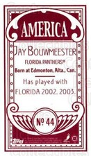 2003-04 Topps C55 Minis American Red #44 Jay Bouwmeester