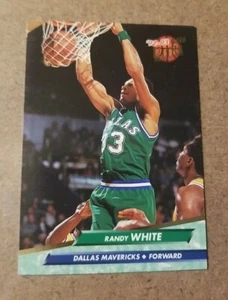 1992-93 Ultra Dallas Mavericks Basketball Card #47 Randy White - Picture 1 of 2