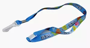 PEZ COLLECTABLE LANYARD 18" Long CANDY MASCOT BLUE w/ logo and White Clip - Picture 1 of 1