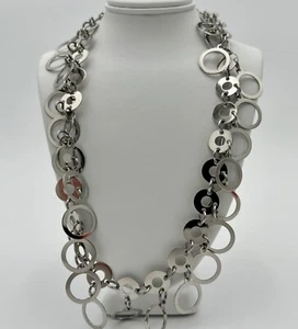 Collar de acero inoxidable Edforce, 16", cierre de langosta, pieza llamativa, único - Imagen 1 de 7