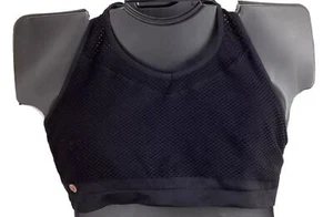 Livi 22/24 No Wire Yoga Low Impact Sport Bra Lane Bryant Black Fishnet See Descr - Picture 1 of 17