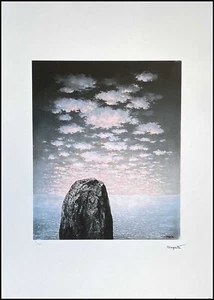 RENÉ MAGRITTE * Le bal masque* 50 x 70 cm * signed lithograph * limited - Picture 1 of 8