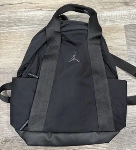 Nike Air Jordan Skyline City Silver Jumpman Logo Small Black Mini Bag - Picture 1 of 20