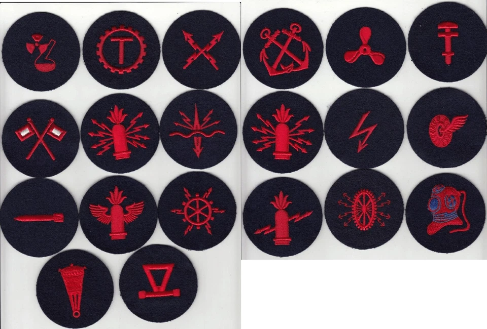 1 X NVA Volksmarine Ärmelabzeichen Sonderausbildung f. Matrosen + Maaten blau - Bild 1 von 1