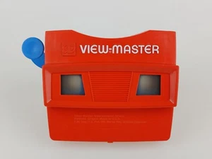 Modell G roter Körper blau abgerundeter Griff 3D View-Master Vintage funktionsfähig getestet - Bild 1 von 18
