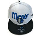 Ultra Game Mens Dallas Mavericks Snapback Hat Cap Mavs White One Size Fits Most