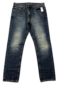OLD NAVY Men's Wow Slim Non-Stretch Built-In Tough Jeans Dark Wash 33x34 NWT - Picture 1 of 8