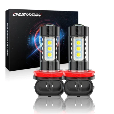 Bombillas antiniebla LED H8 H16 H11 bombilla antiniebla blanca 6500K lámparas DRL de alta potencia Foto 1 de 4