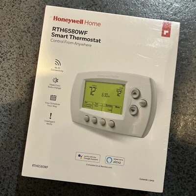 HONEYWELL Home RTH6580WF 7-Day Programable WI-FI Smart Digital Thermostat NEW - Image 1 of 4