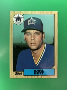 1987 Topps Tiffany Karl Best Seattle Mariners #439 - Picture 1 of 2