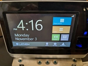 Lathem CT72 Time Clock V4.1.1 Bracket included - Picture 1 of 2