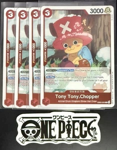 4x One Piece EB02-003 R Tony Tony.Chopper - Inglés - Lámina - Juego de cartas coleccionables - Como nuevo - Imagen 1 de 1
