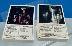 Cher self titled Sonny & Cher Live Kapp cassette tapes w/white clam shell cases - Picture 1 of 2