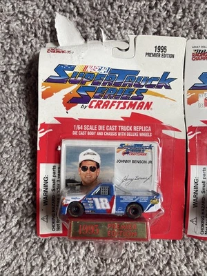 Supercamión Johnny Benson Jr NASCAR 1995 1:64 Chevy Silverado - Lote de 3 Foto 1 de 4