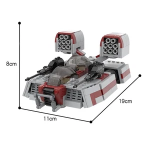 Modubrix Mocs Bausteine AAC-1 Speeding Tank Set Steine Spielzeug Bausätze 590 Teile - Bild 1 von 5
