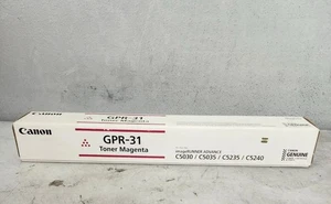 Cartucho de tóner magenta Canon GPR-31 2798B003 genuino nuevo caja sellada envío gratuito - Imagen 1 de 1