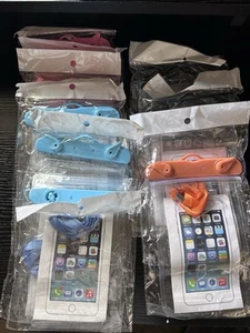 10 pack Waterproof Phone Pouch Underwater Case Bag iPhone 14 13 12 11 Pro Max - Picture 1 of 1