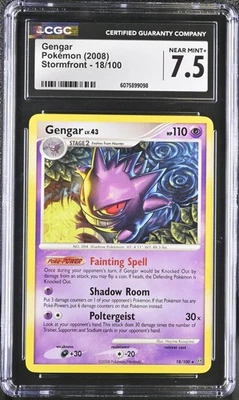 CGC 7.5 Gengar 2008 Stormfront 18/100 Pokemon Card - Image 1 of 2