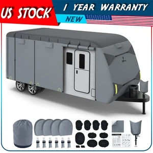 Cubierta para autocaravana y remolque para remolque de viaje de 18-34' 7 capas impermeable anti UV cámper - Imagen 1 de 28