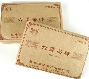 Tè mattoni di riso Liu Pao * 2014 Guangxi tè Liubao invecchiato tè nero tè scuro 500 g - Foto 1 di 4