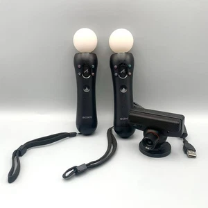 Coppia di PLAYSTATION PS MOVE Controller di Movimento Sony PS3 PS4 con Camera - Foto 1 di 9