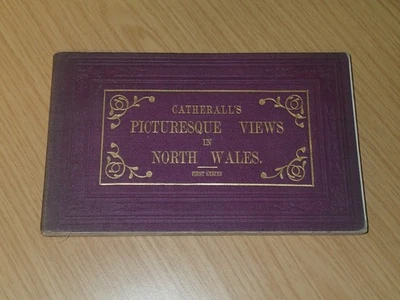 (T) 1866 Views in North Wales engraved by W Banks , landscape steel engravings - Image 1 of 4