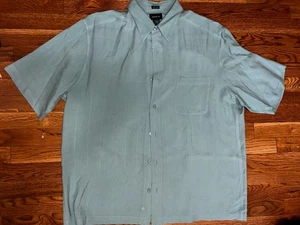 Camisa Claiborne Hombre Cuello 100% Seda XL - Imagen 1 de 4