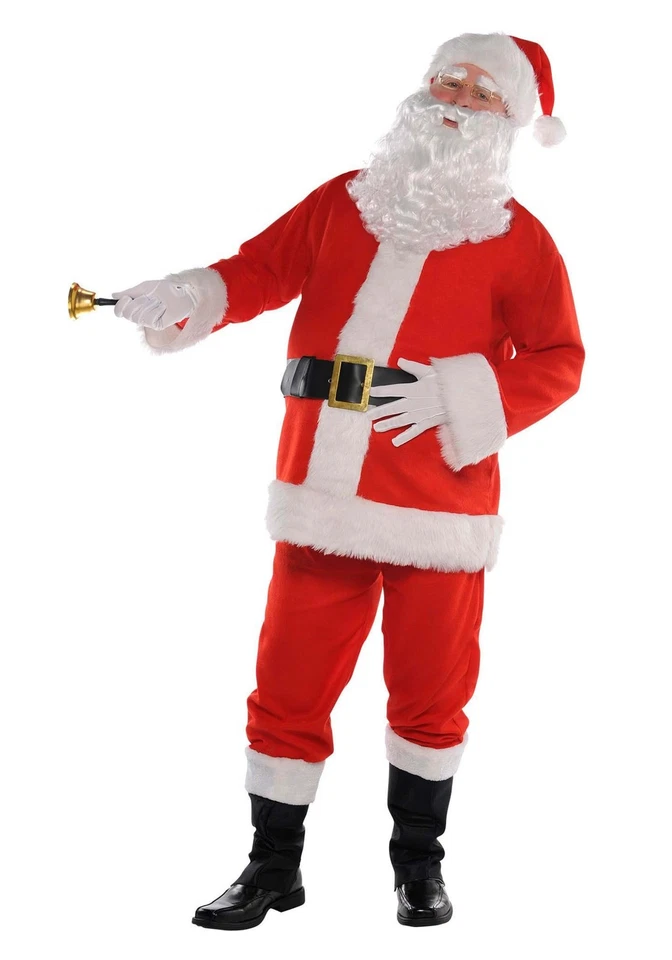 Men's Seasonal Santa Suit Pullover Costume - Image 1 of 1