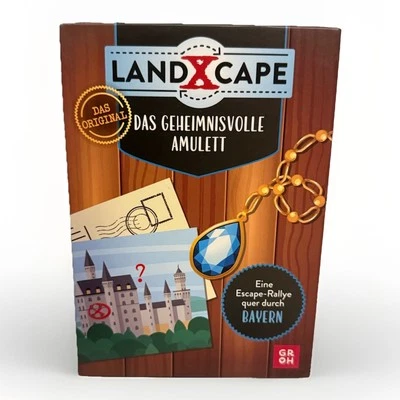 LandXcape - Das geheimnisvolle Amulett Escape Spiel Kartenspiel NEU - Bild 1 von 2