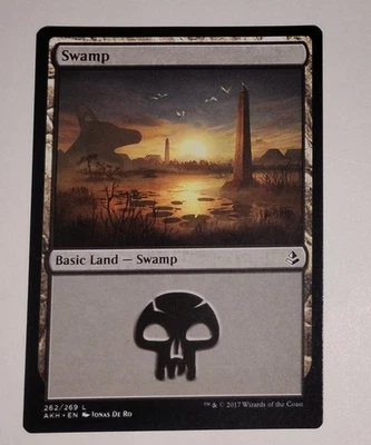 Basic Land Swamp 262/269 Magic The Gathering MTG TCG 2017 - Image 1 of 2