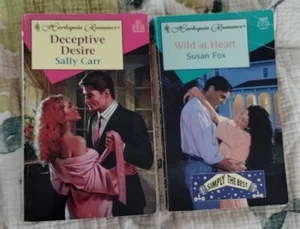 Vintage Harlequin Romance Novel Paperback Lot Of 2 257 3468 - Foto 1 di 7