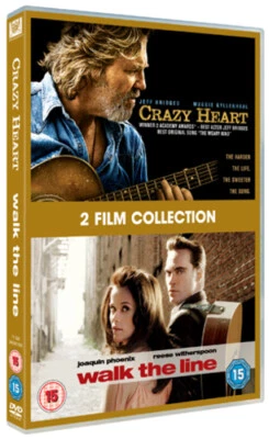 Crazy Heart/Walk the Line DVD (2011) Jeff Bridges, Cooper (DIR) cert 15 2 discs - Image 1 of 2