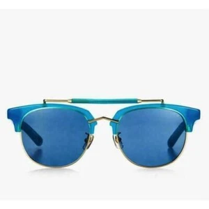 Pared Blue & Gold Sunglasses, “Turks & Caicos” In Turquoise - Picture 1 of 7