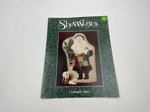 Shenanigans Crabapple Santa Counted Cross Stitch Pattern Just Nan - Picture 1 of 3