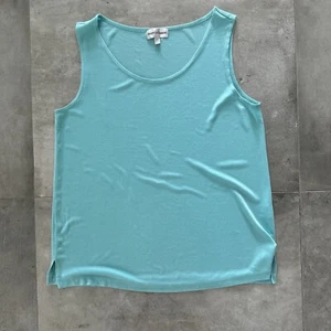 Drapers and Damons Tank Top L Reise Strick Stretch ärmellos blaublau Büste 39" - Bild 1 von 3