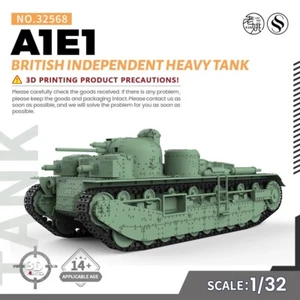 SSMODEL 568 1/32 Military Model Kit British A1E1 Independent Heavy Tank GAMES - Bild 1 von 5