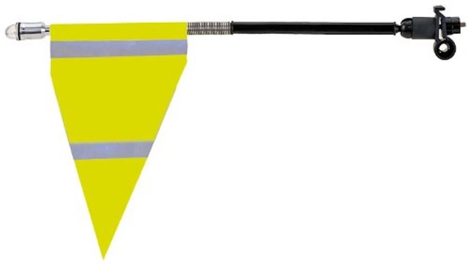 M-Wave Safety Flagpole, Yellow, 20 cm - Image 1 of 1