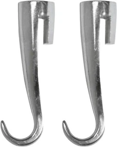 Concept Housewares PR-41208 serie acero inoxidable ganchos sartén de aluminio, paquete de 2 - Imagen 1 de 2