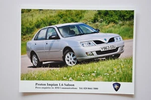 Foto de prensa de coche - Proton Impian 1.6 berlina - vista frontal/lateral - Imagen 1 de 1