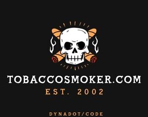 tobaccosmoker.com Since 2002 Two Word .com domain name 2025 dynadot/code